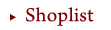 shop list